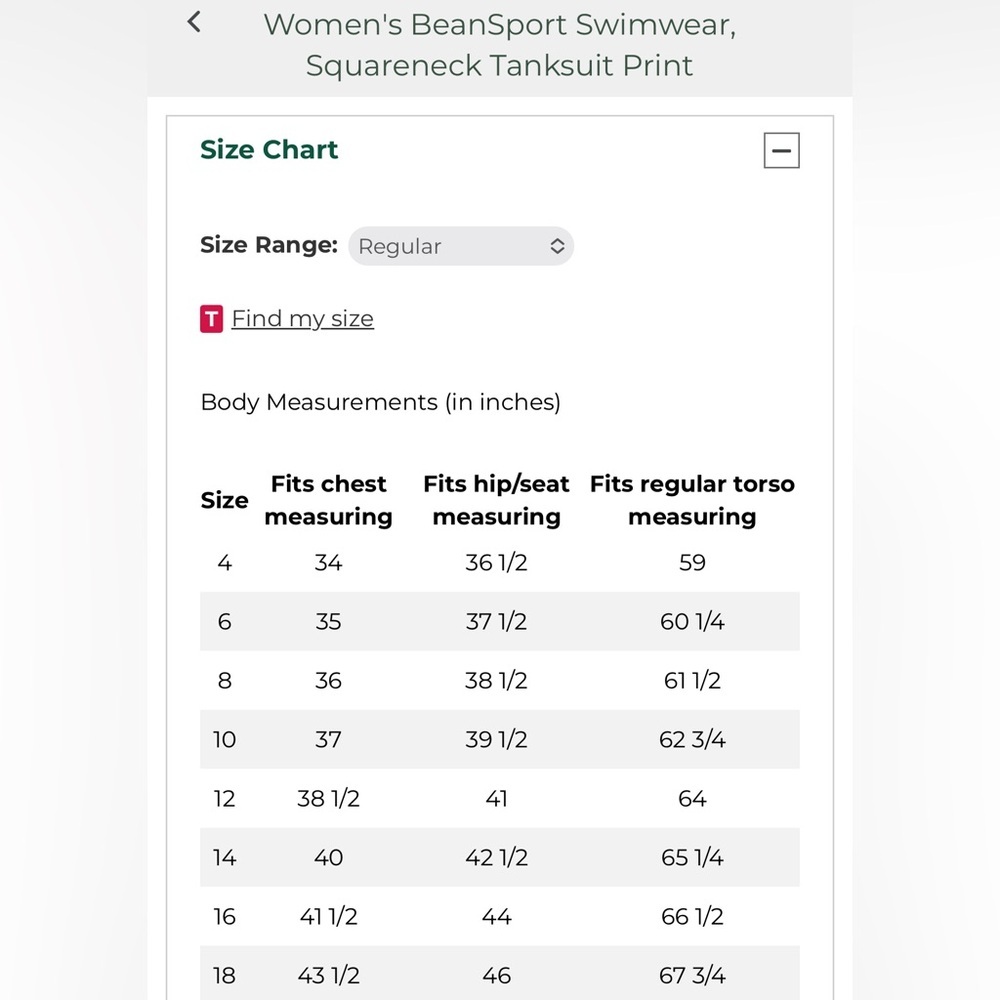 L.L.Bean womens square beck one piece swimsuit NWT - Picture 9 of 9